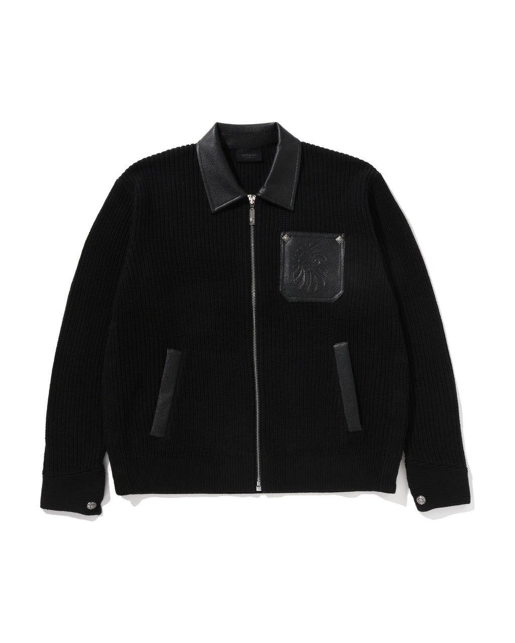 BAPE Black Zipped Work Cardigan