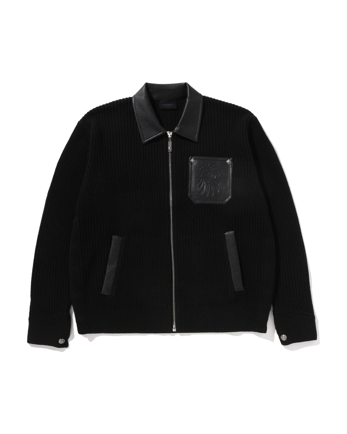 BAPE Black Zipped Work Cardigan