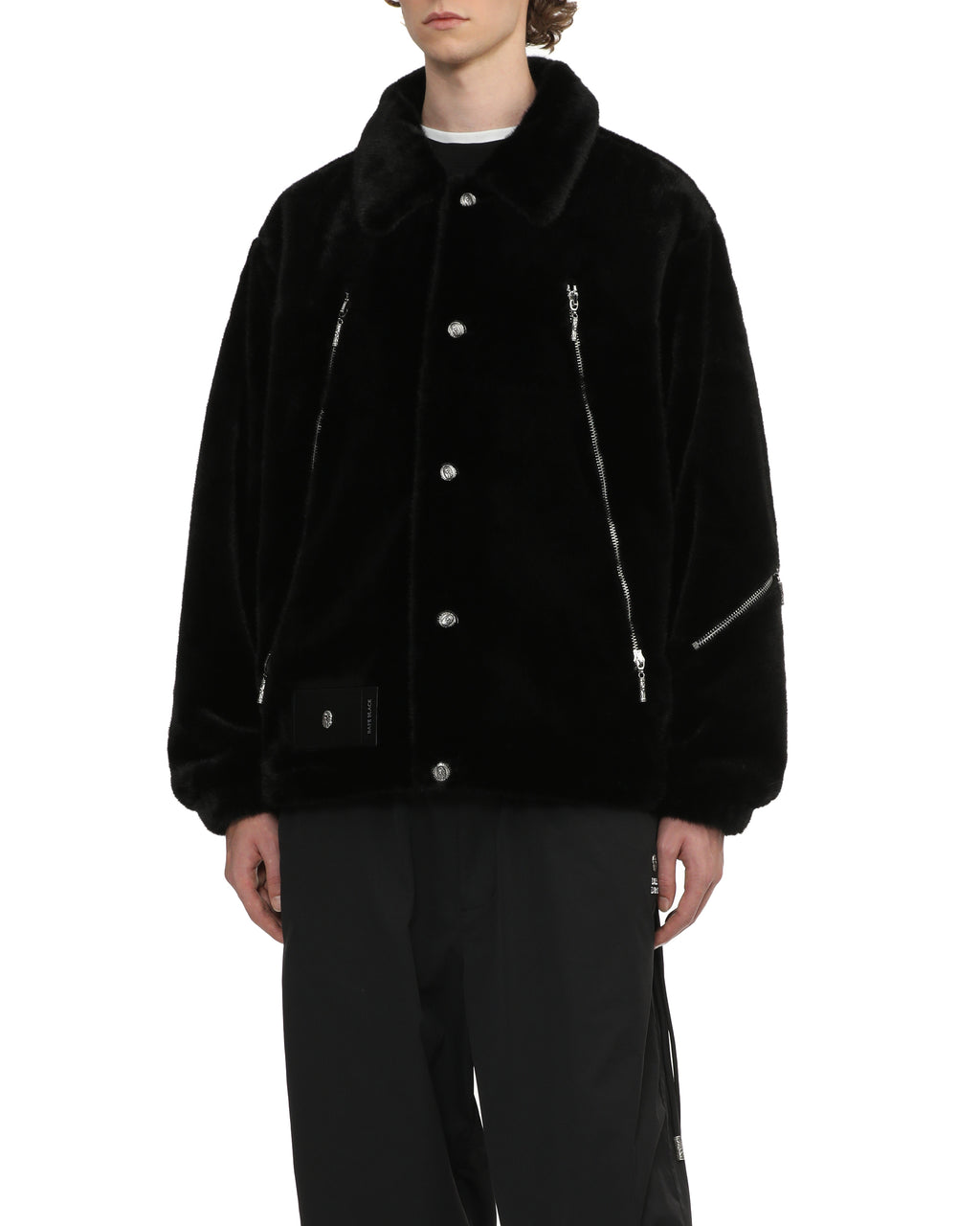 Faux fur jacket