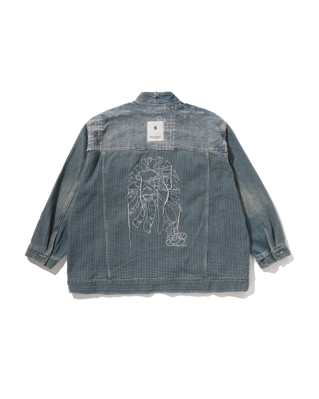BAPE Black Patchwork Kimono