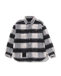 BAPE Head Tweed Trimmed Shacket #2