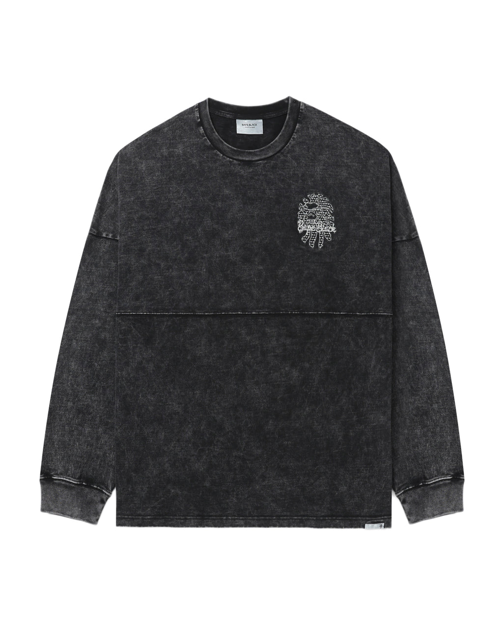 Panelled long sleeve tee