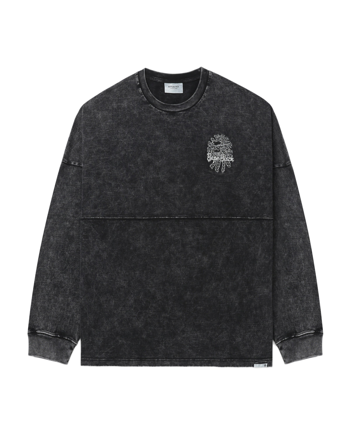 Panelled long sleeve tee