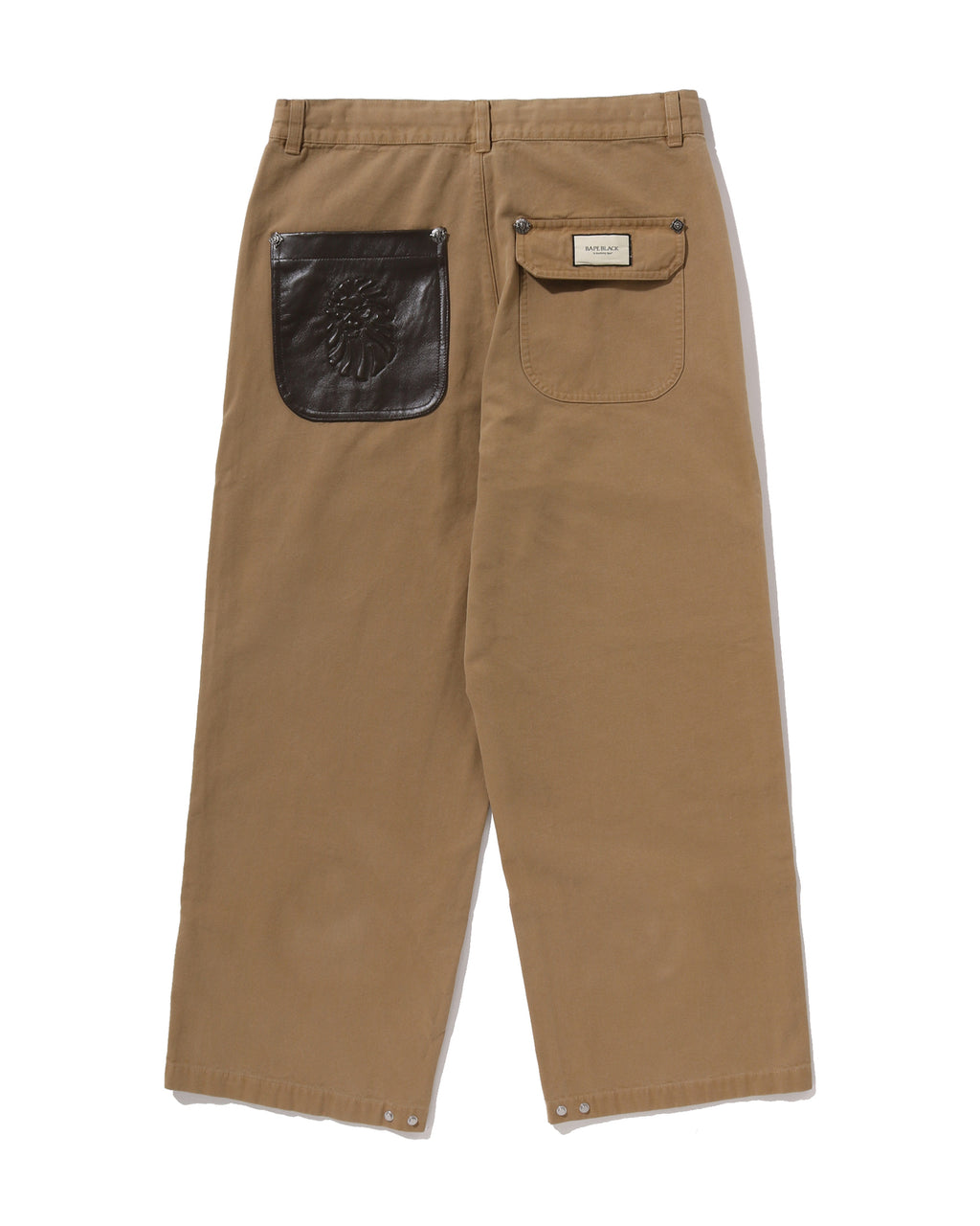 BAPE Black Washed Chore Work Pants #1