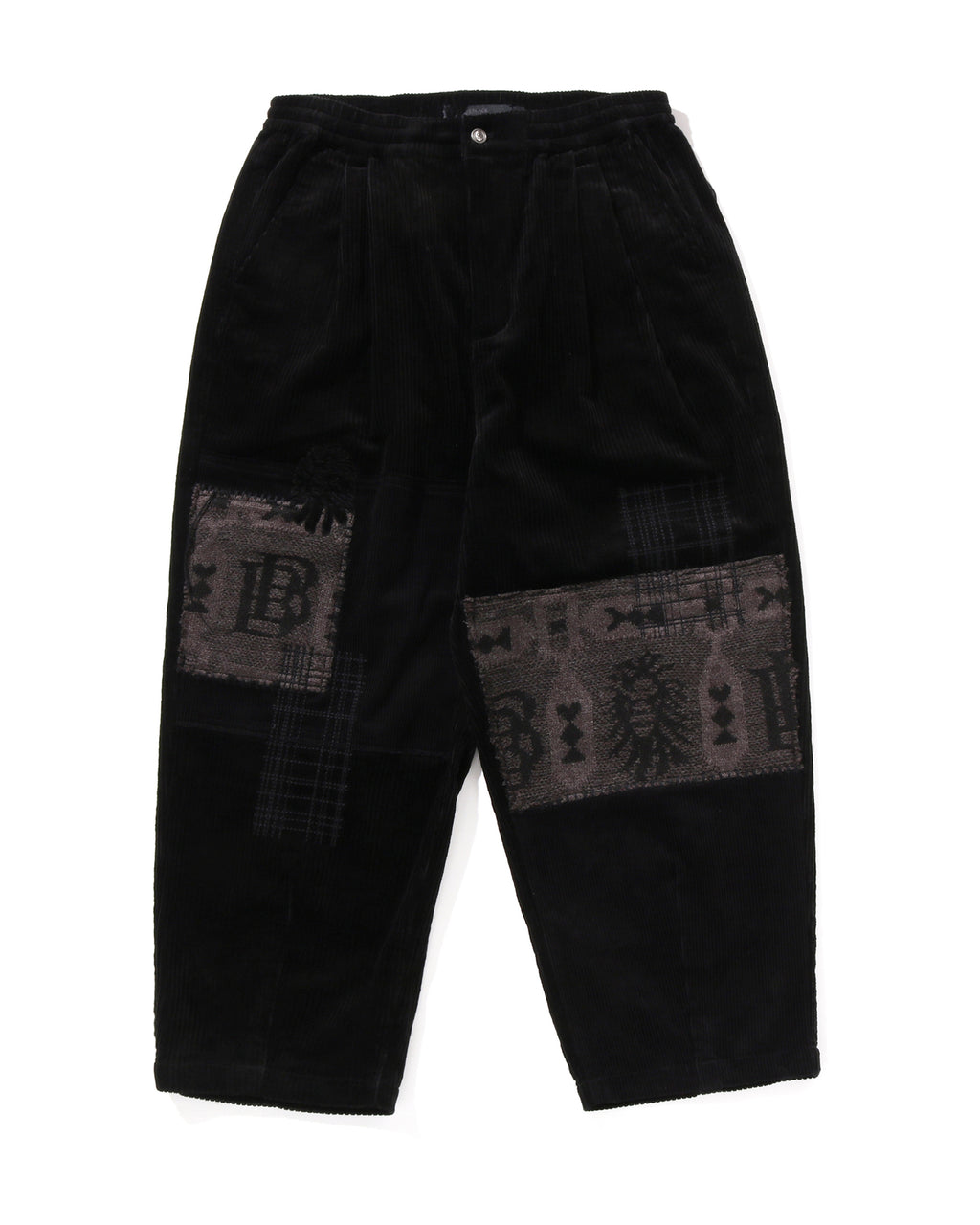 Patchwork Corduroy Pants