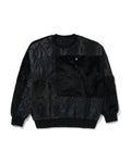 Fabric Patchwork Sweatshirt