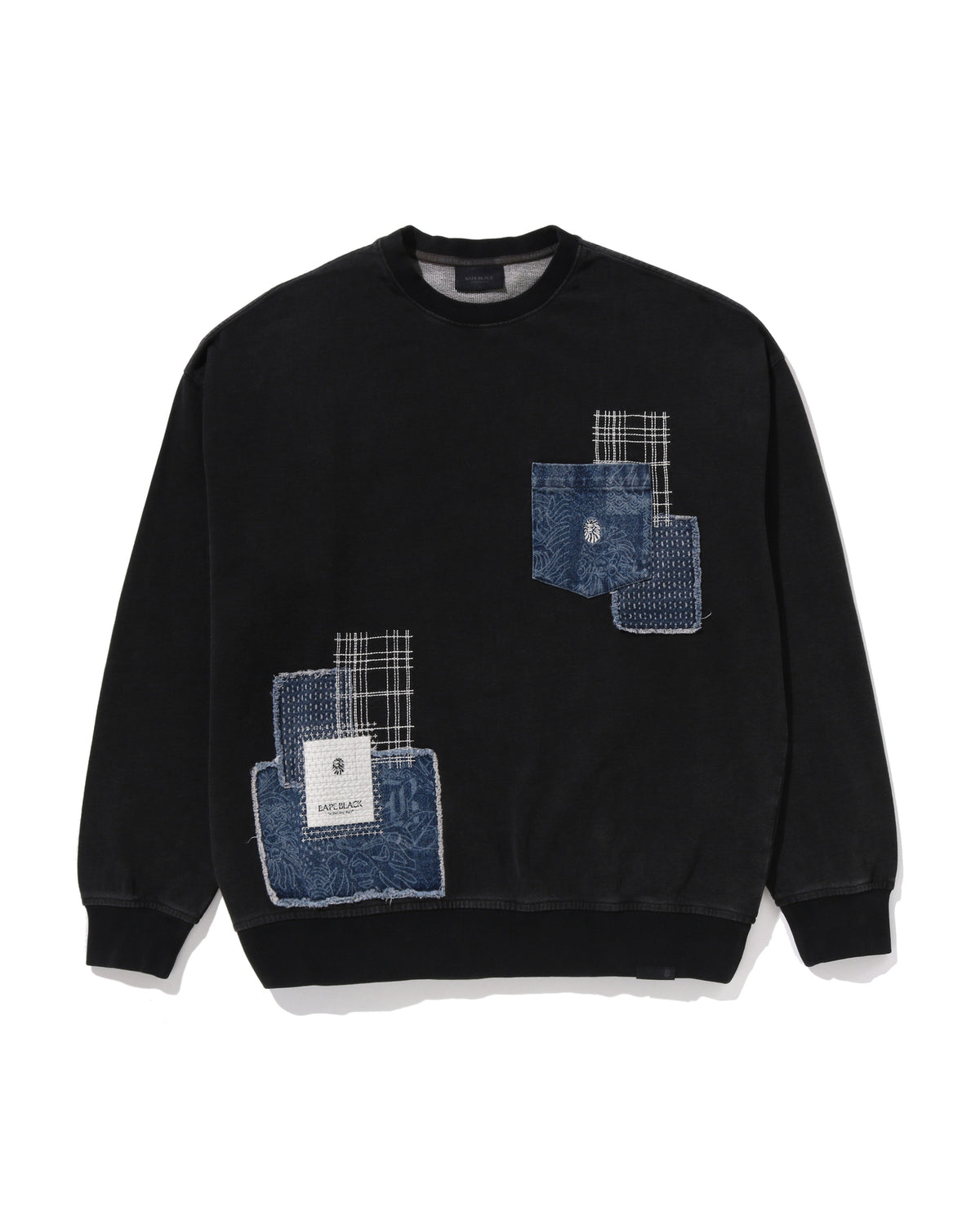 Sashiko Patchwork Sweatshirt #1