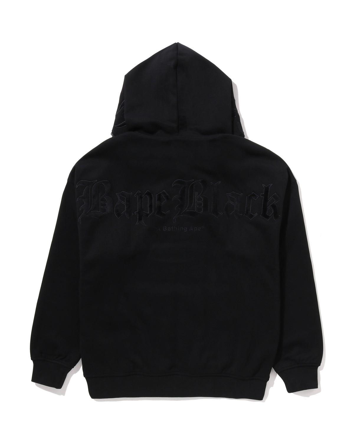Fur Patch Zipped Hoodie