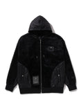 Liner hybrid zipped hoodie