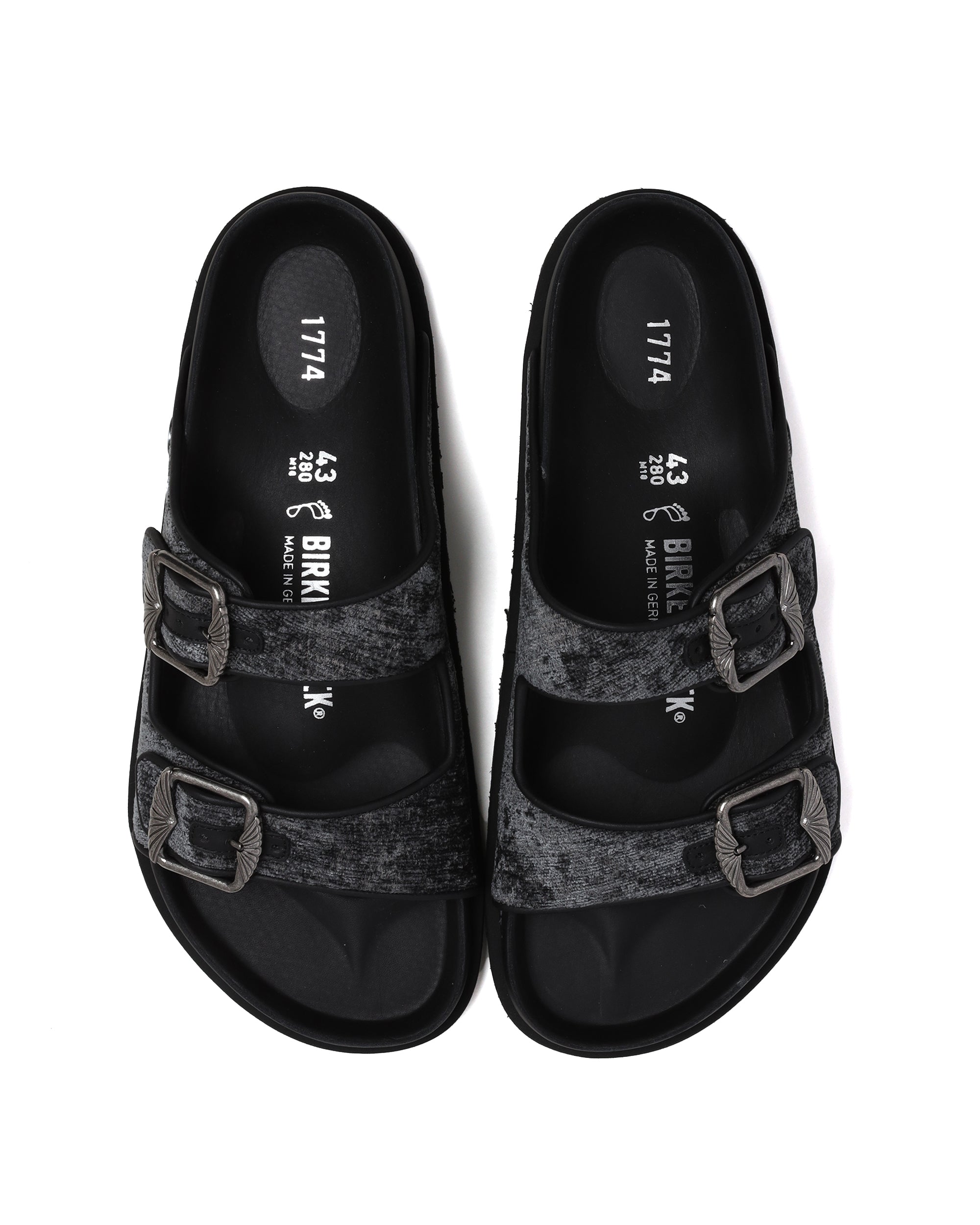Arizona velvet sandals