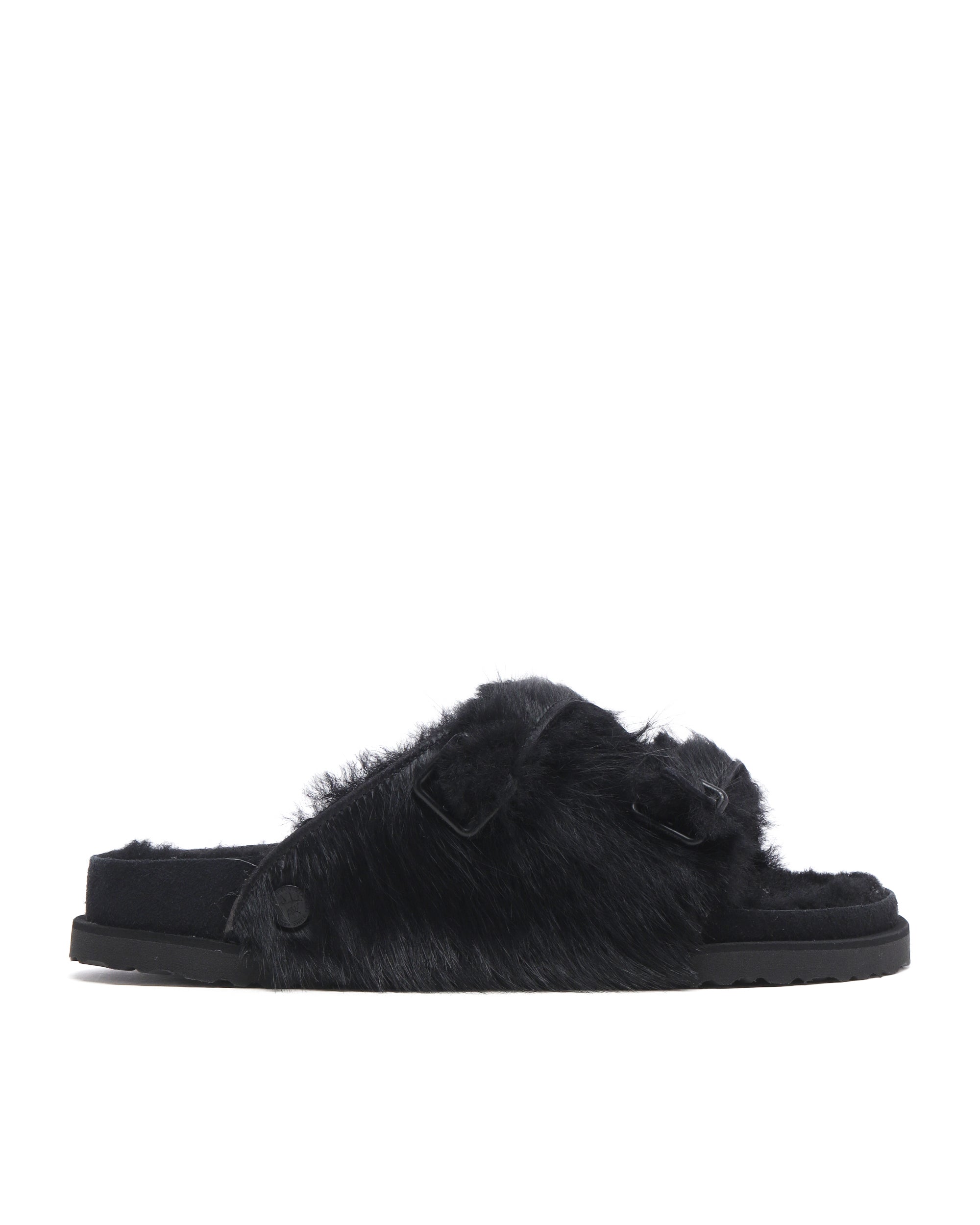 Zurich fur shearling sandals