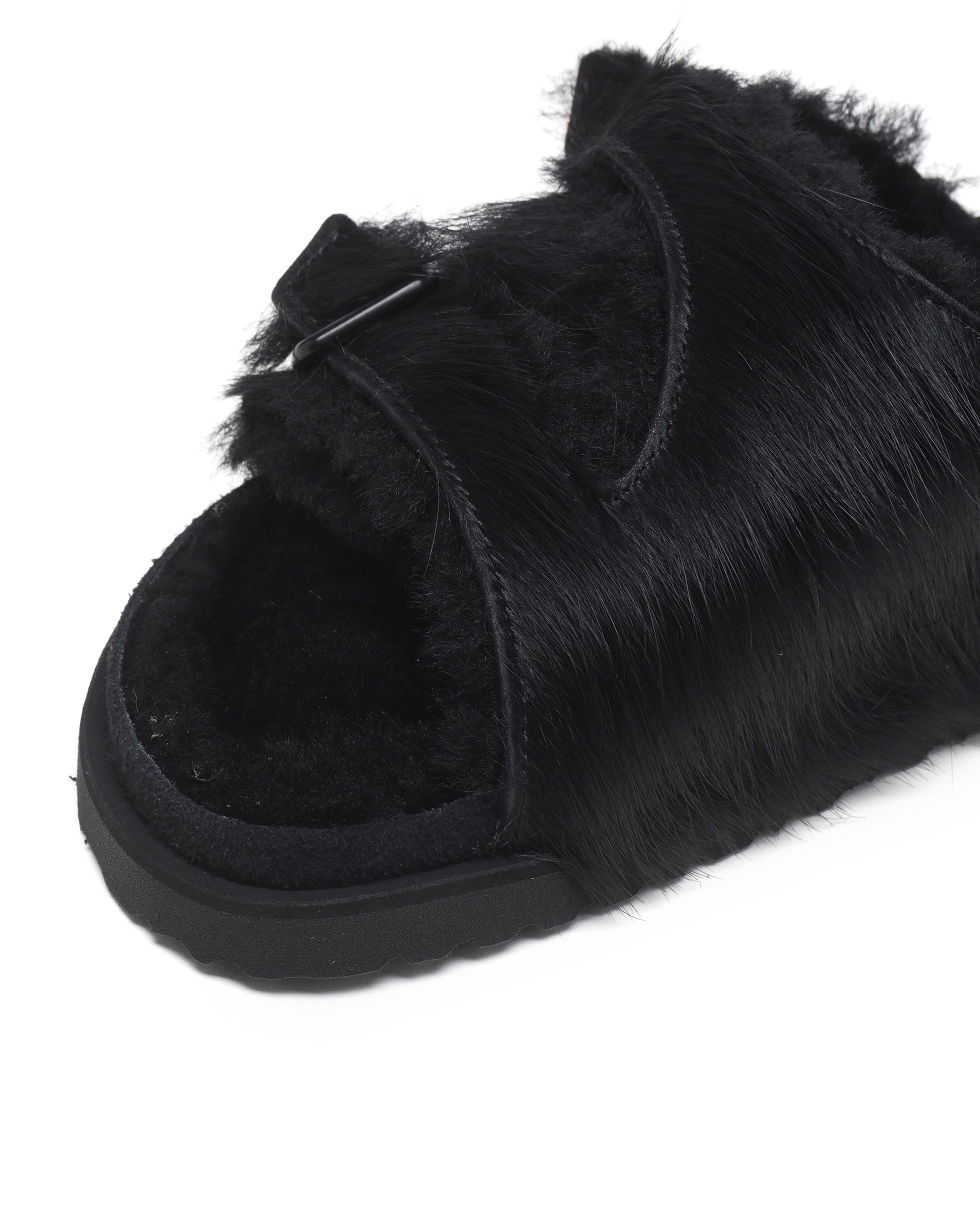 Zurich fur shearling sandals