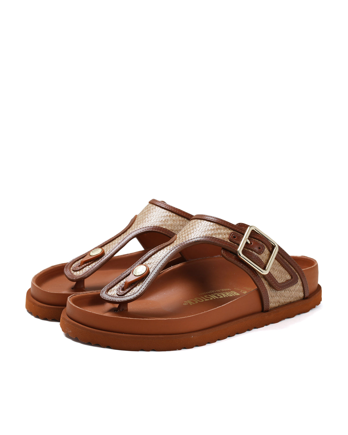 Gizeh raffia sandals