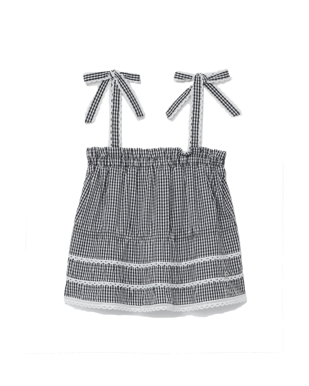 Check strap sleeveless top