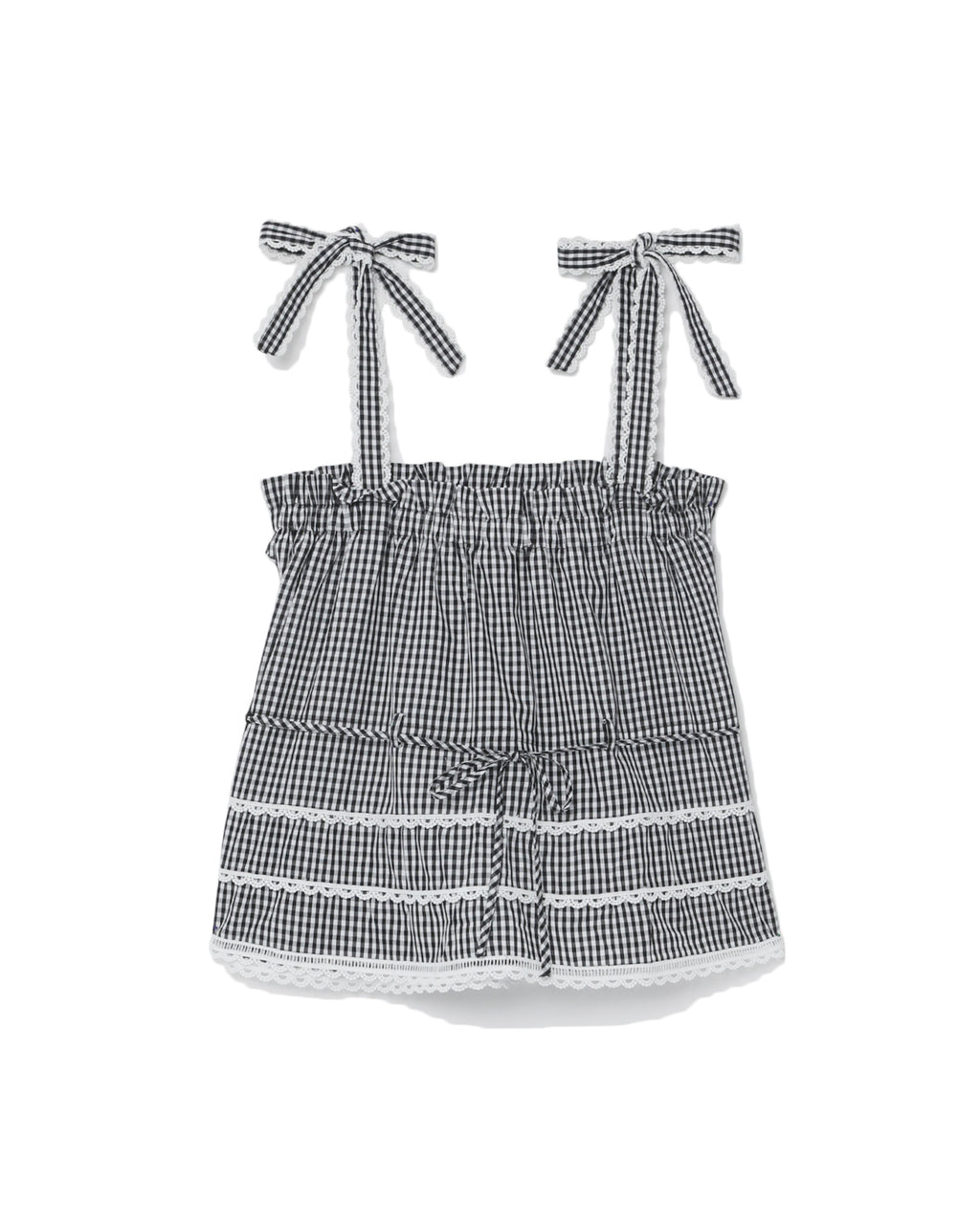 Check strap sleeveless top