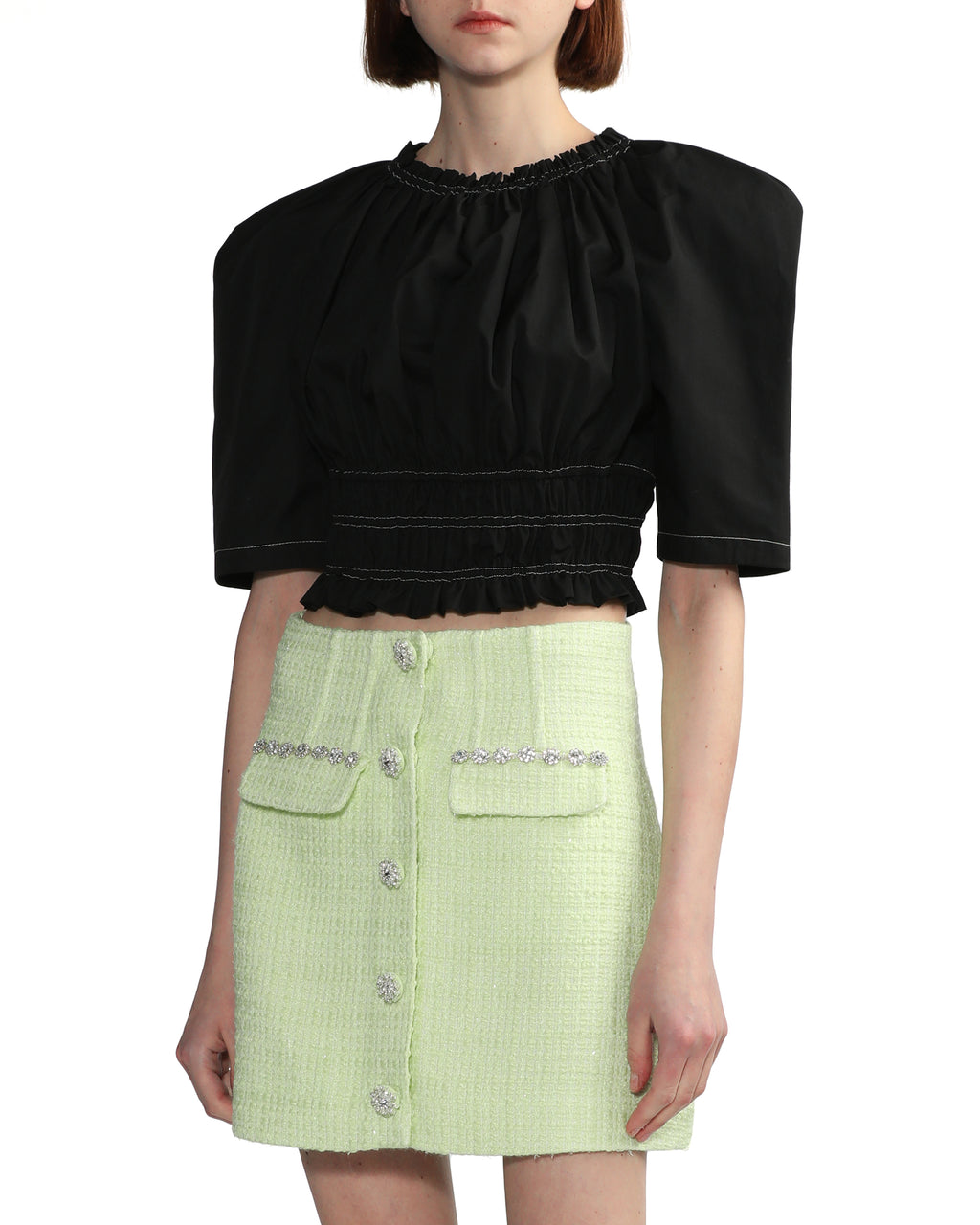 Gathers top