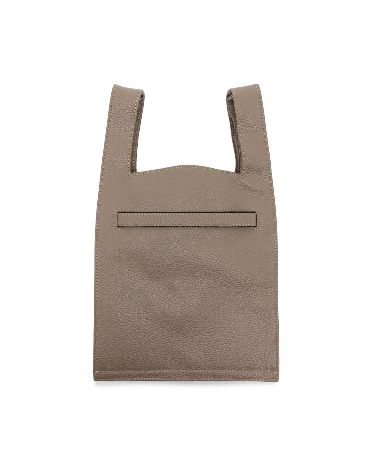 Graphic leather bag