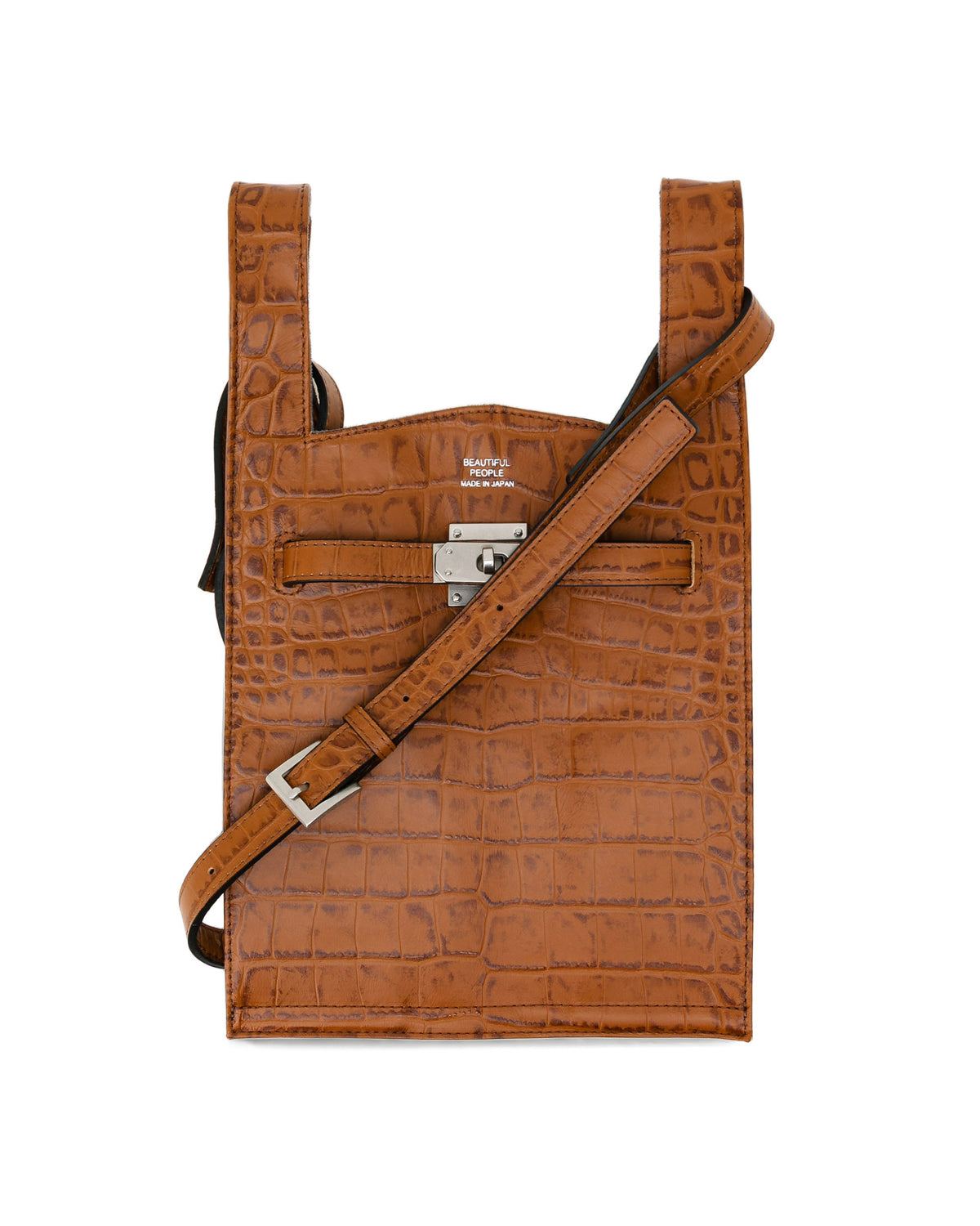 Croco emboss market bag