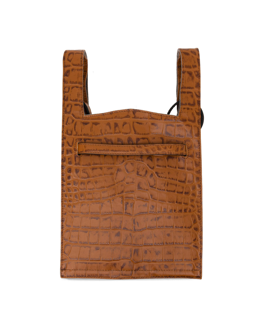 Croco emboss market bag