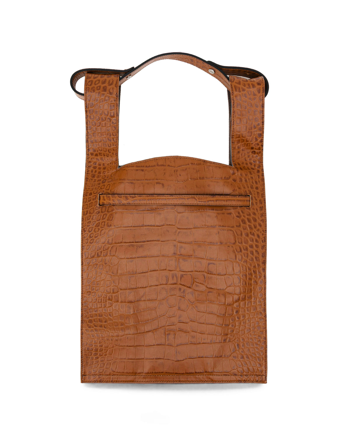 Croco emboss market bag - Large