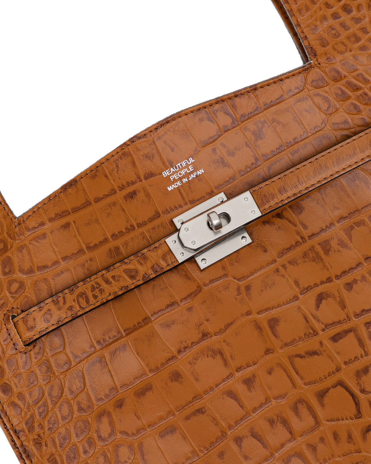 Croco emboss market bag - Large