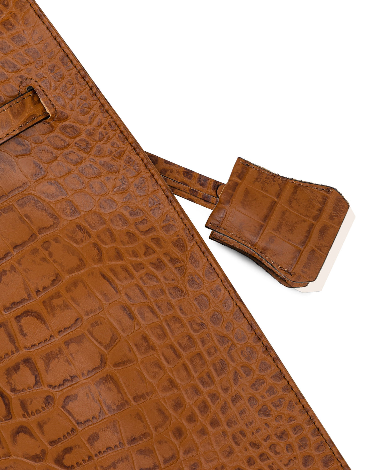 Croco emboss market bag - Large