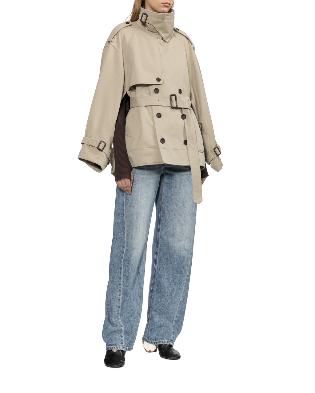 Short trench coat