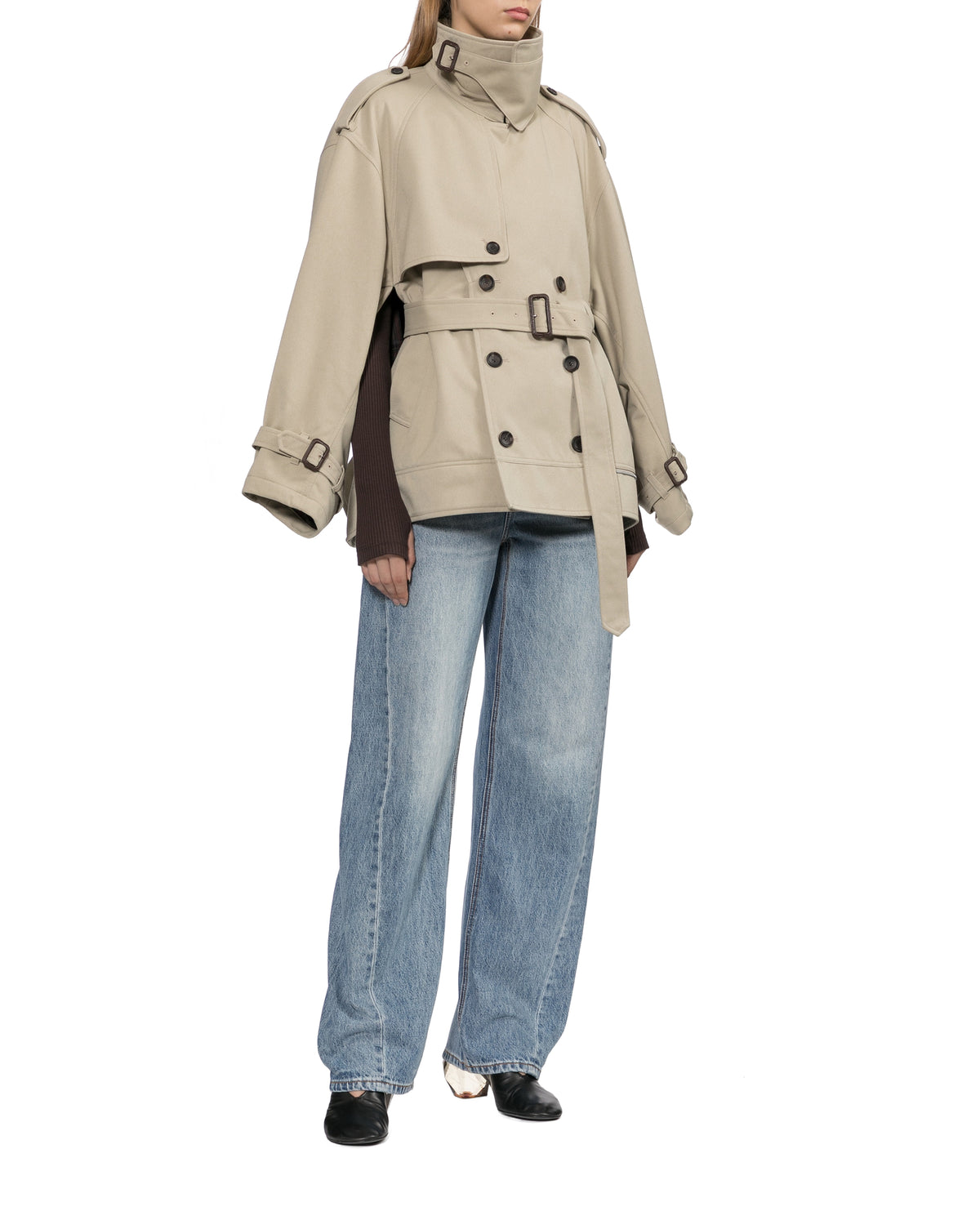 Short trench coat