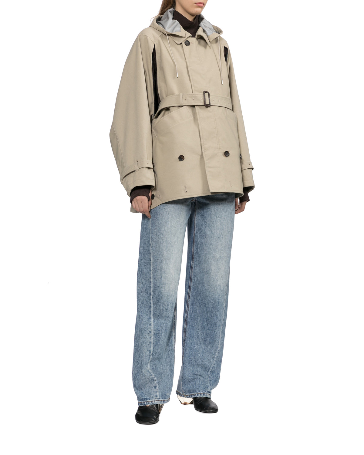 Short trench coat