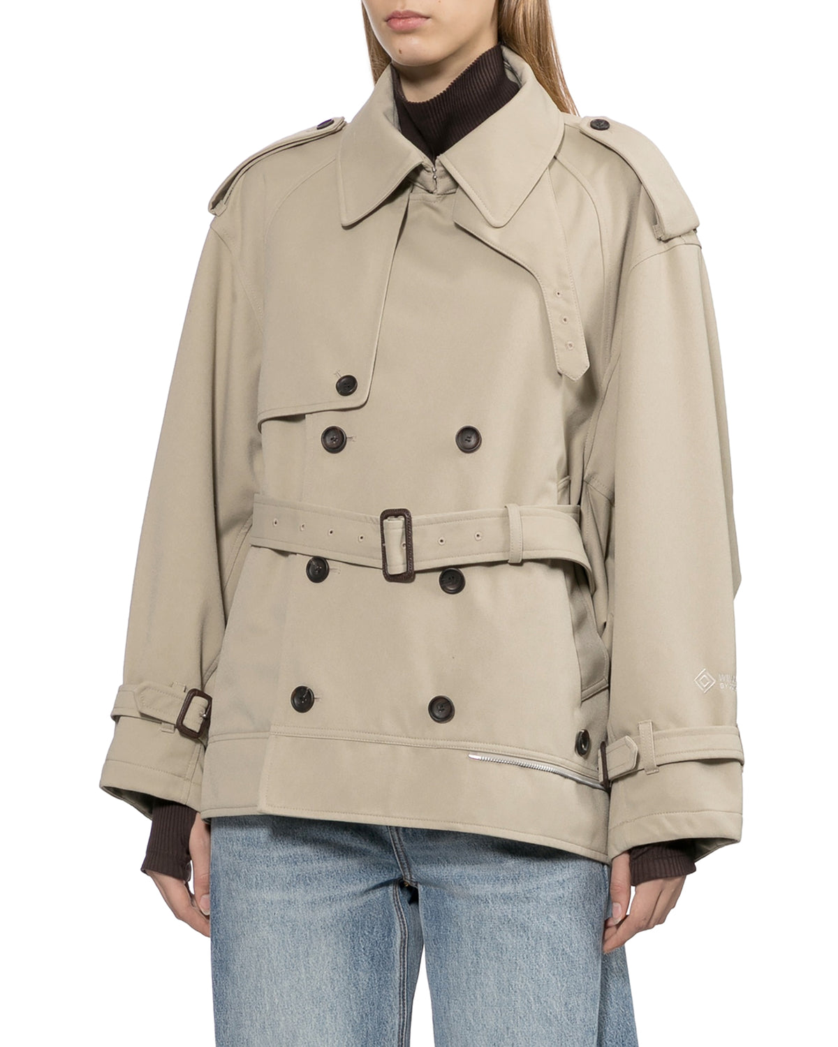 Short trench coat