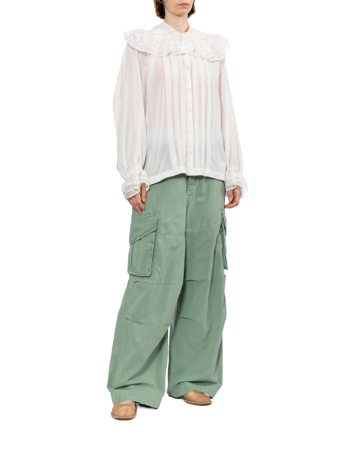 Ruffled blouse