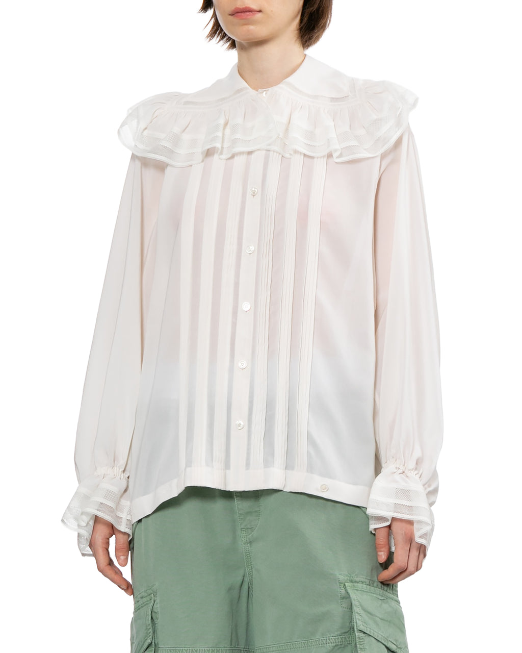 Ruffled blouse