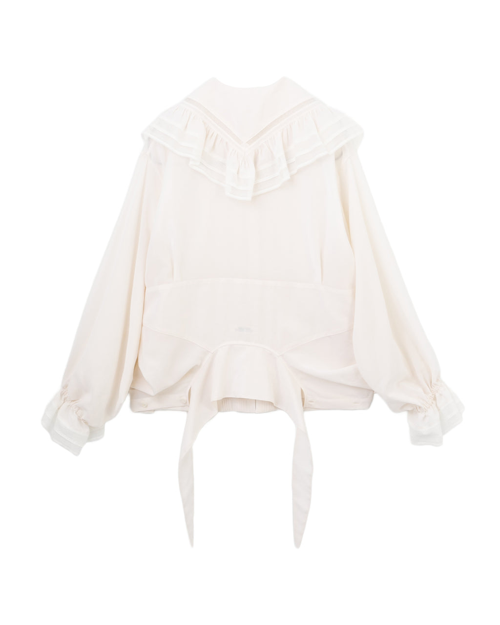Ruffled blouse