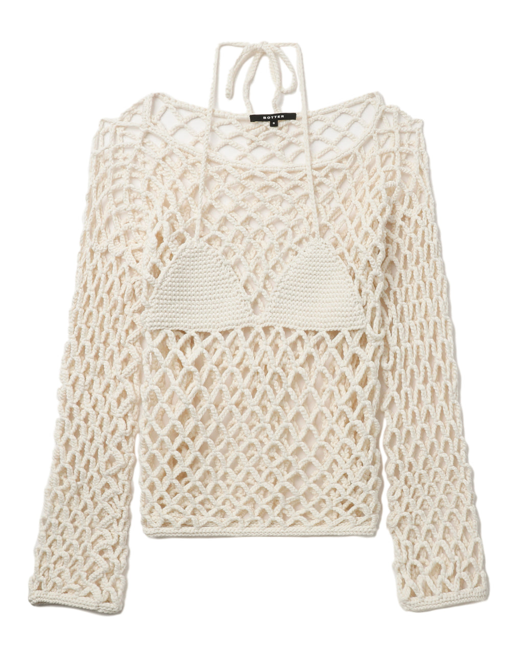 Crochet knit top