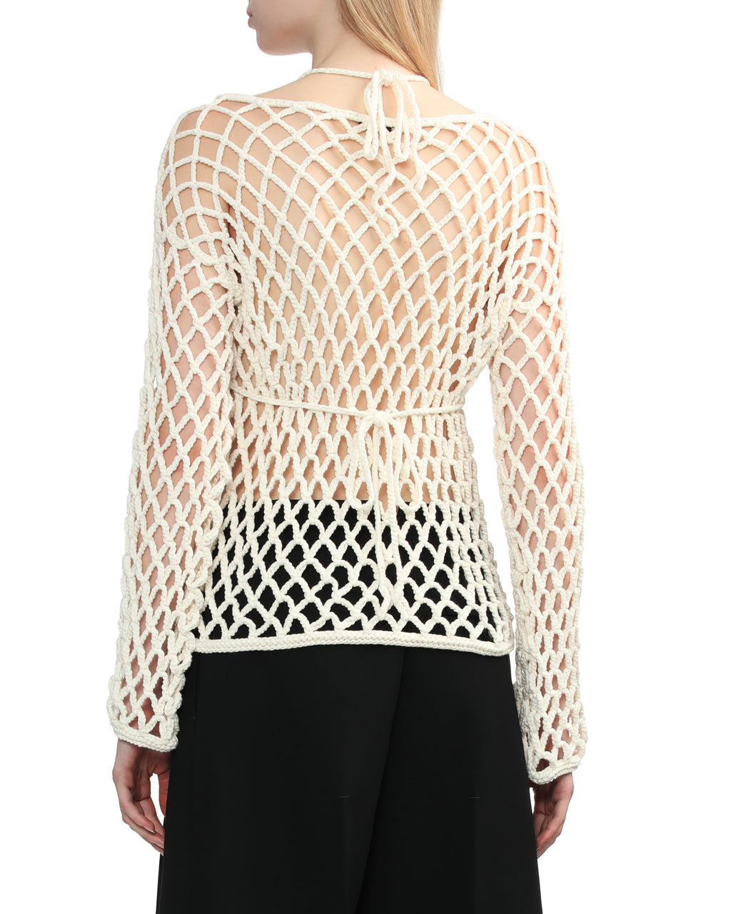 Crochet knit top