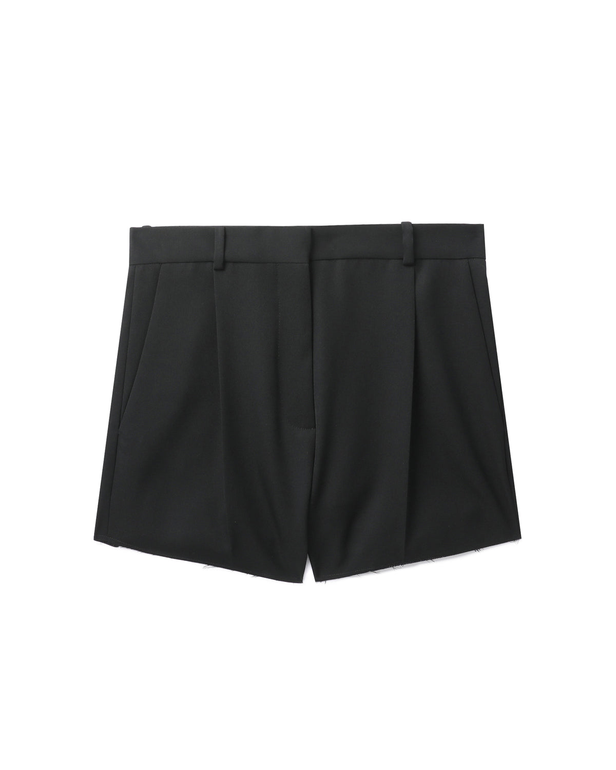 Pleated shorts
