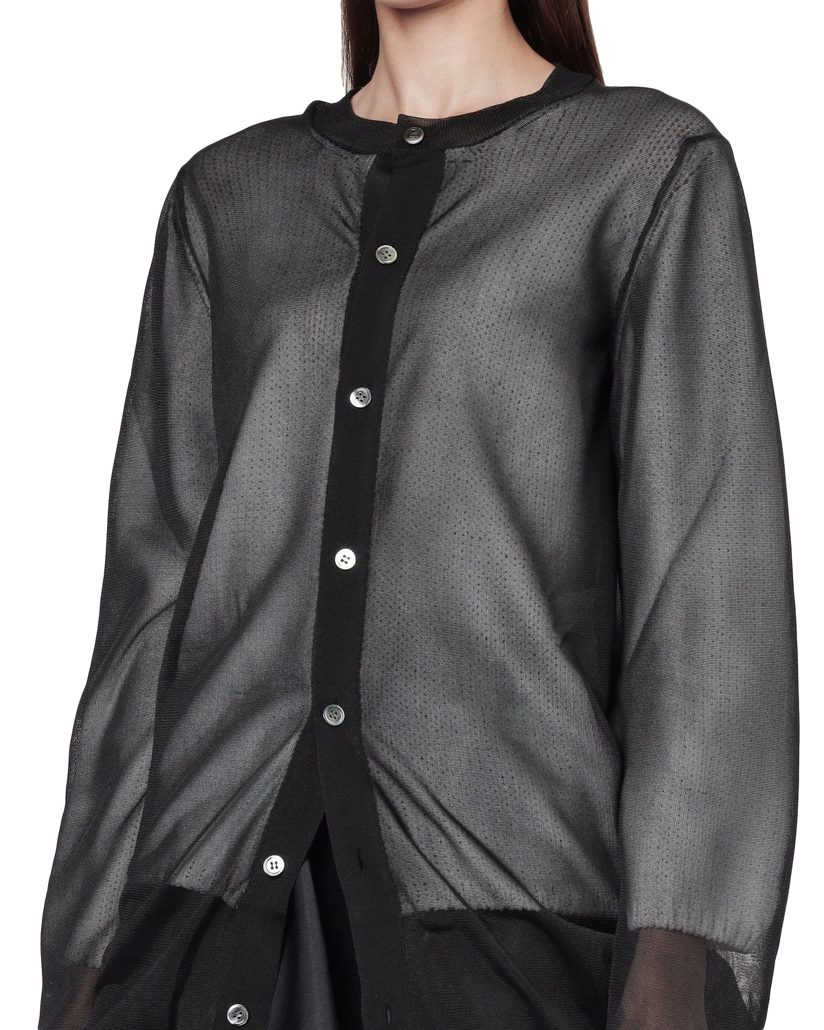 Sheer cardigan