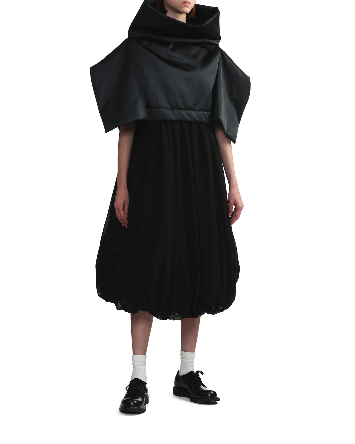 Puffy ruffle dress