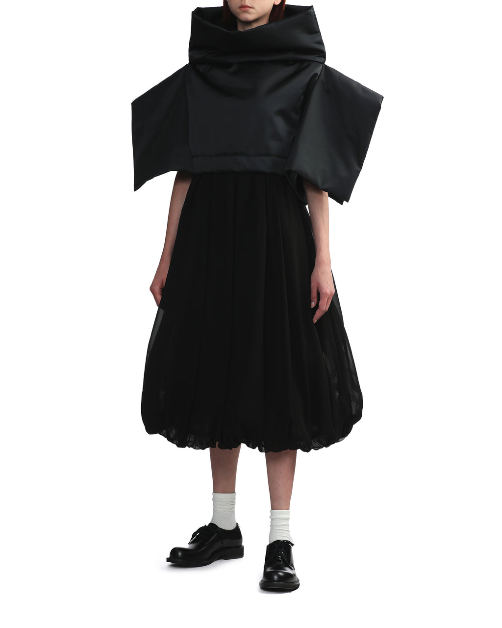 Puffy ruffle dress