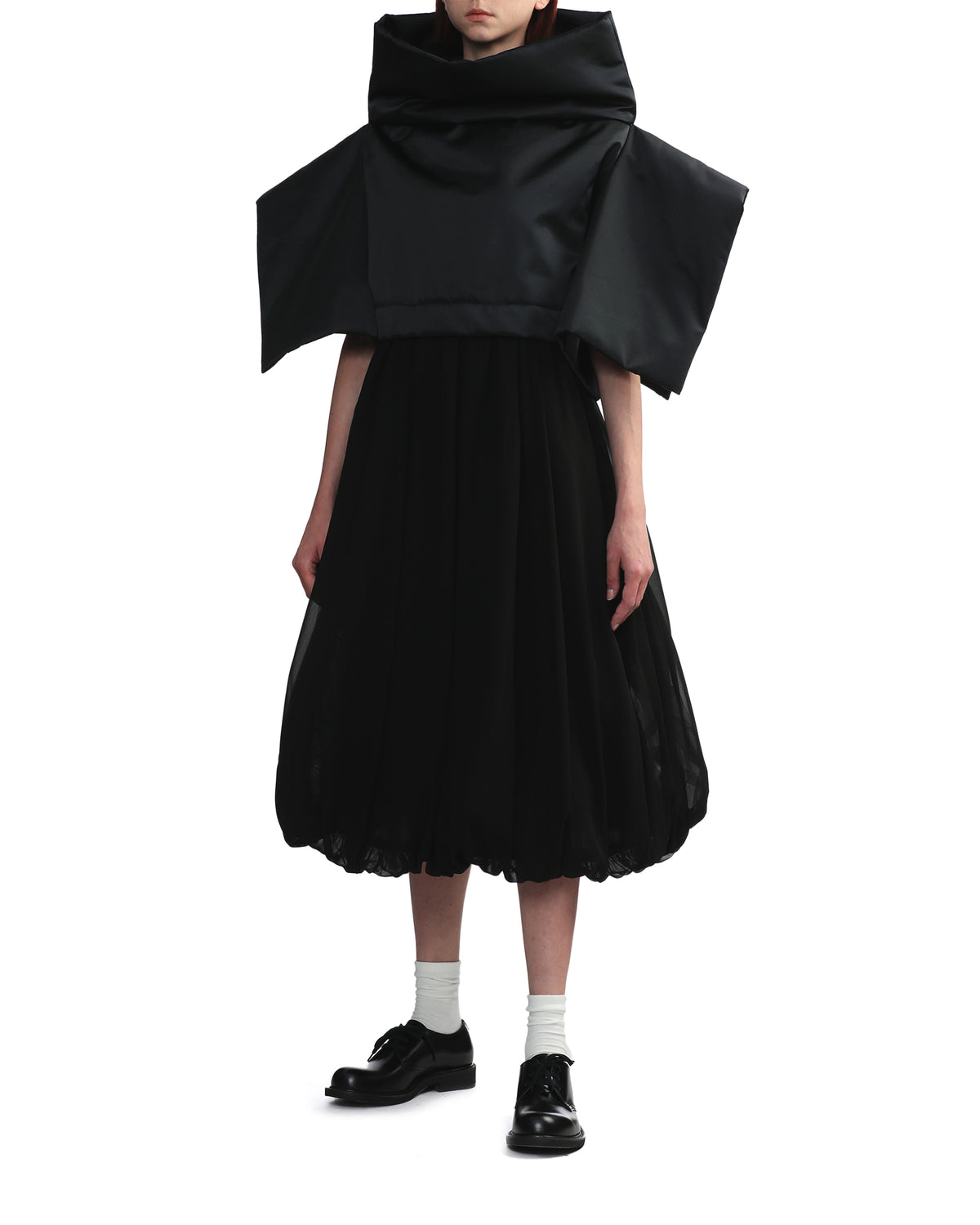 Puffy ruffle dress