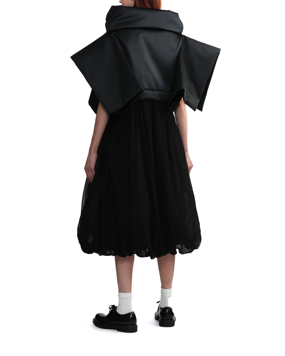 Puffy ruffle dress