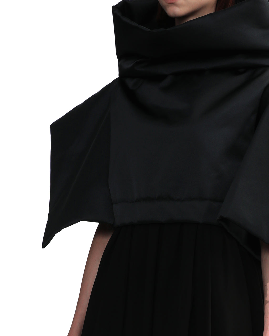 Puffy ruffle dress