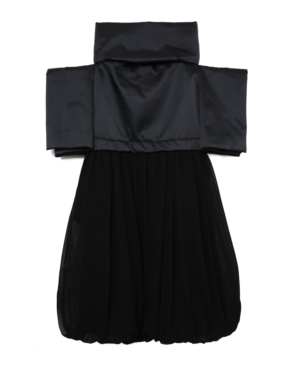 Puffy ruffle dress