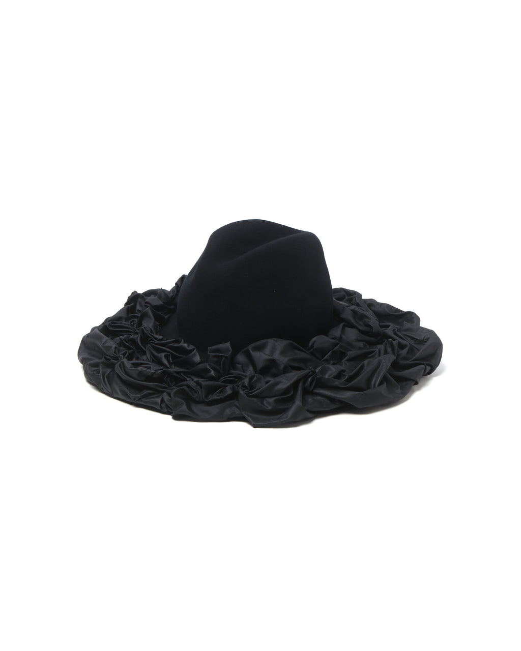 Ruffled hat