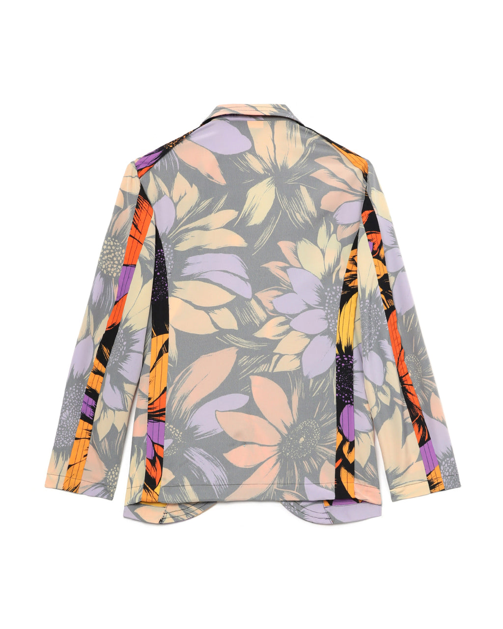 Floral panelled blazer