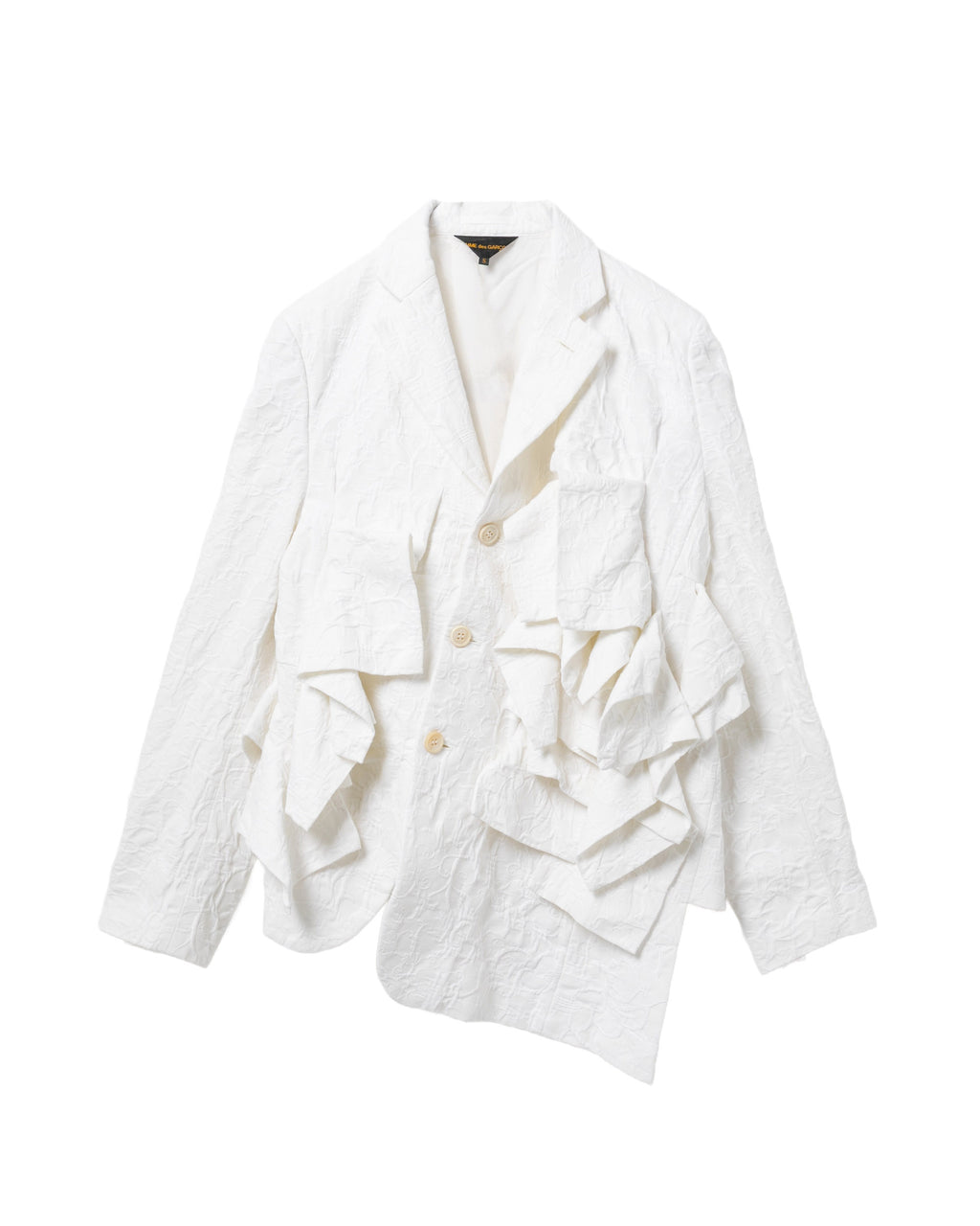 Ruffled blazer