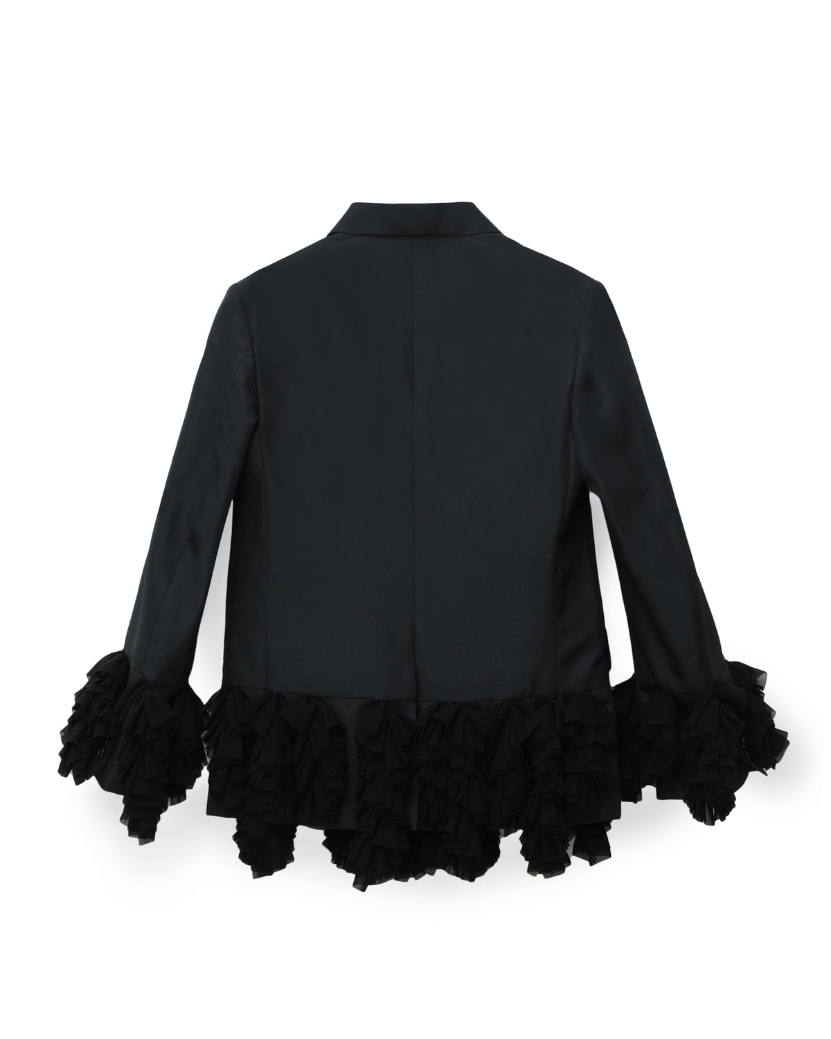Ruffled blazer