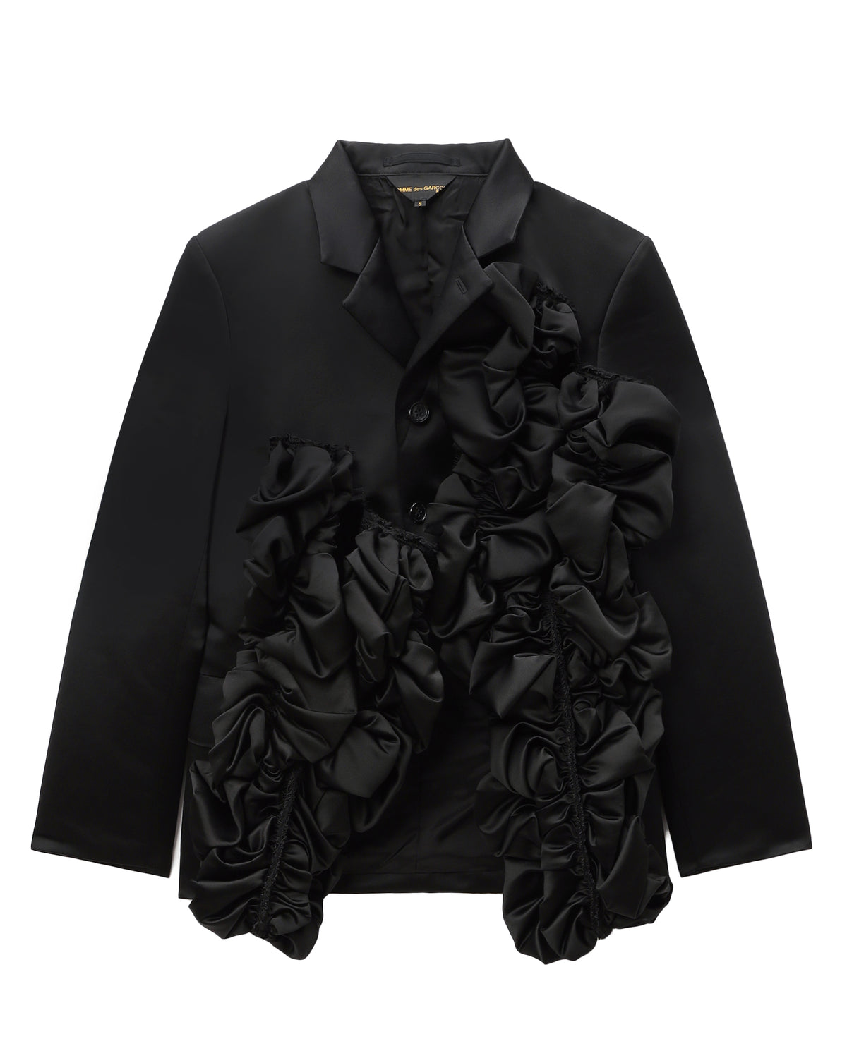 Ruffled blazer