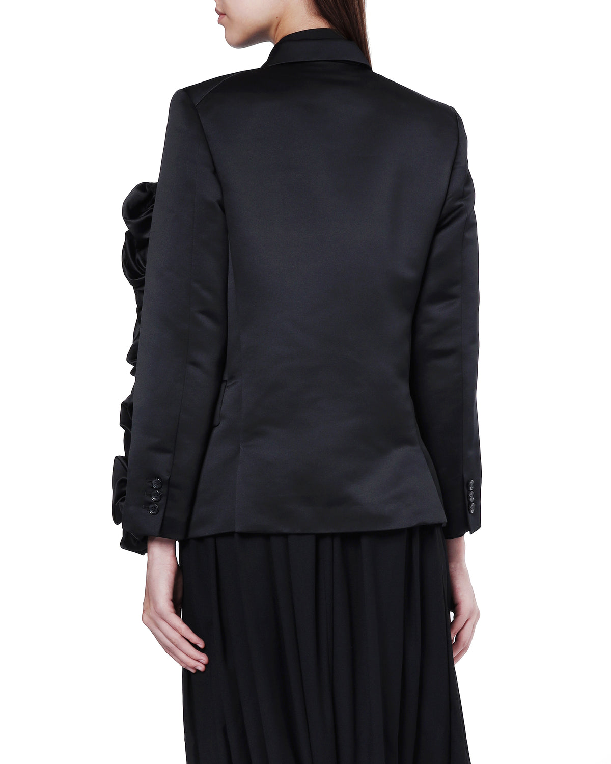 Ruffled blazer
