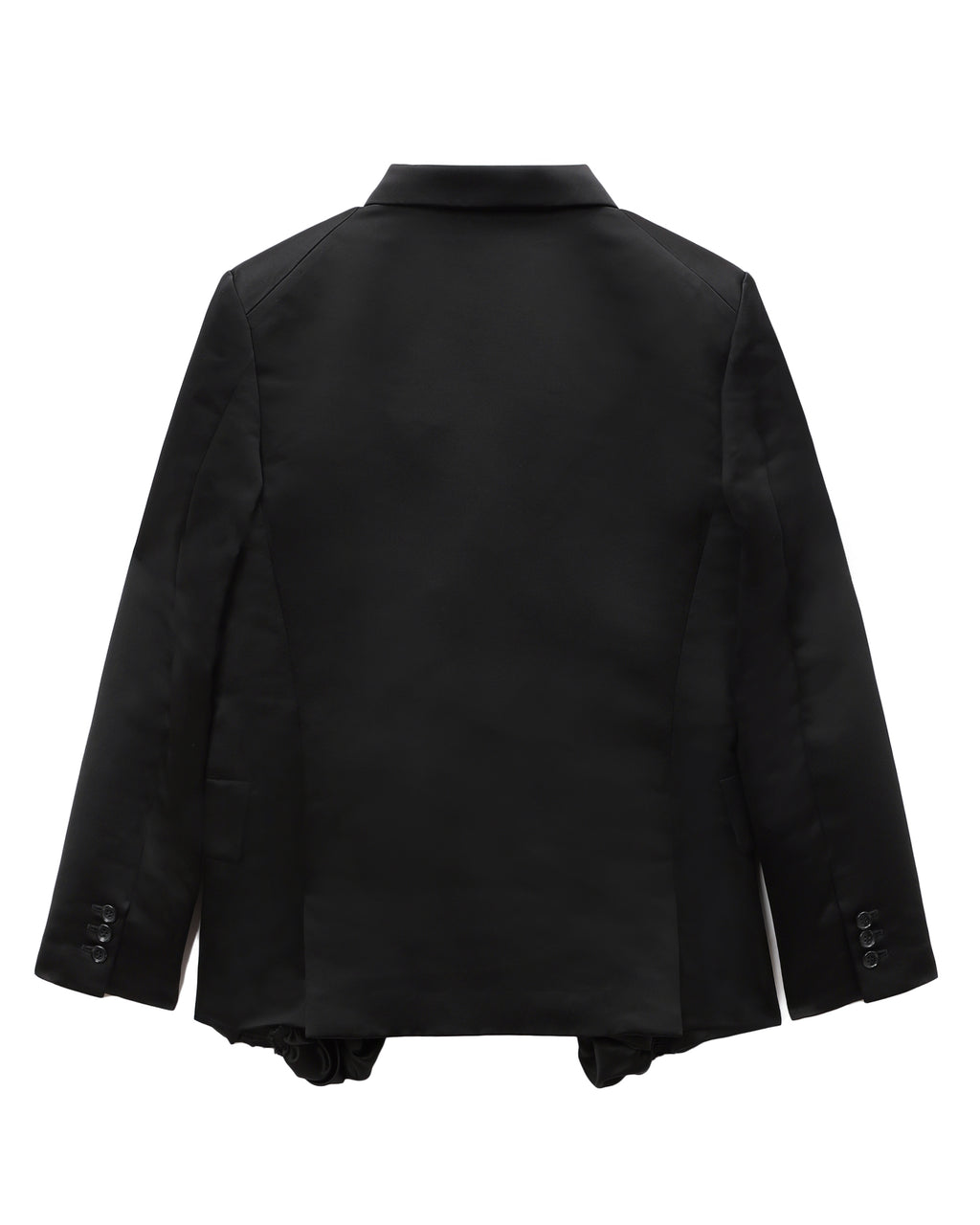 Ruffled blazer
